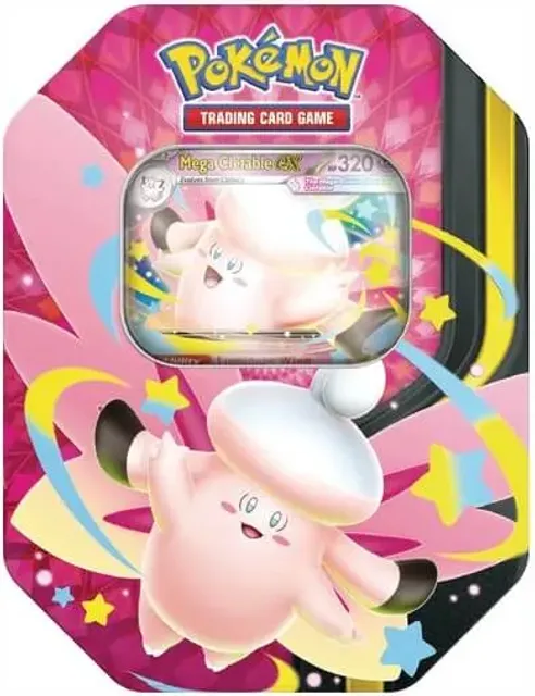 Mega Moonlit Tins: Mega Clefable ex Tin